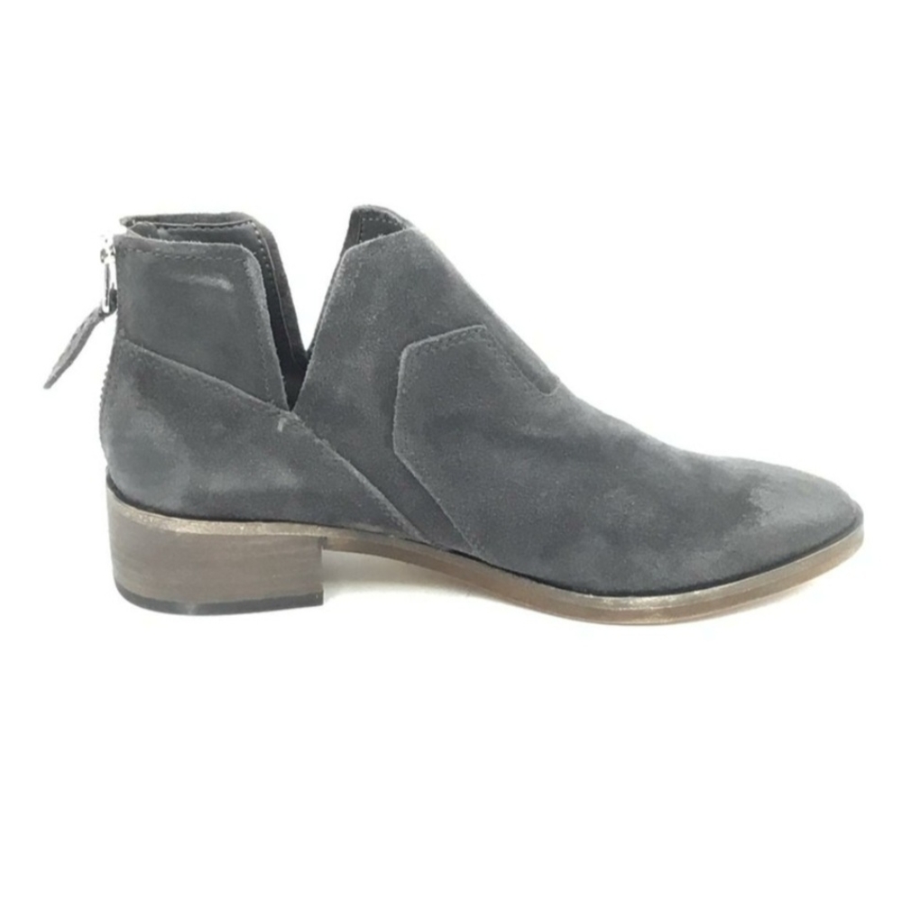 Dolce Vita Charcoal Suede Ankle Booties
